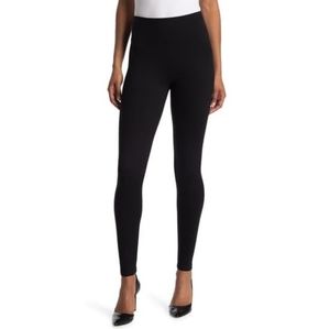 Tahari Solid Black Ponte Leggings